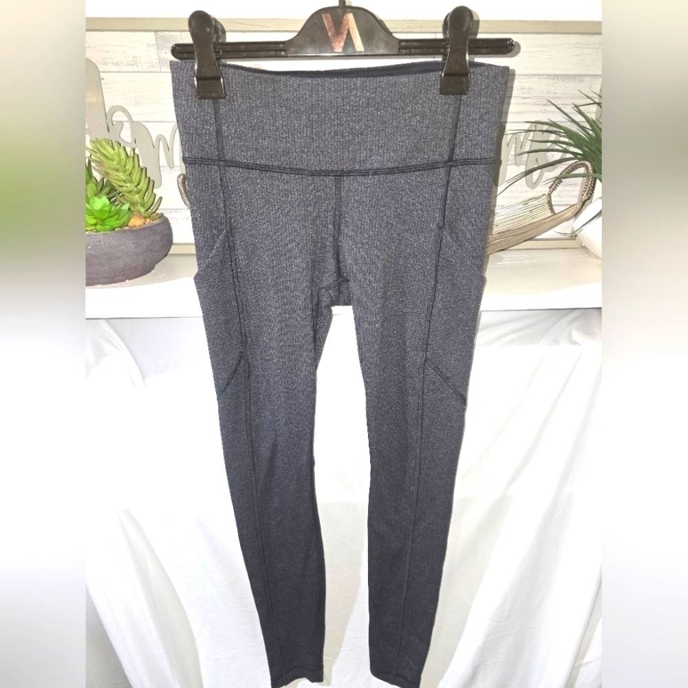 lululemon athletica Women's Dark Charcoal Gray High-Rise Leggings